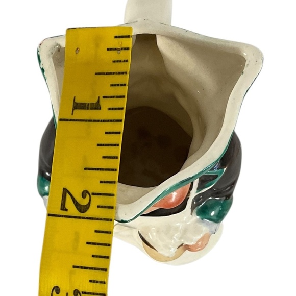 Vintage Toby Mug Pitcher Made in Occupied Japan Hand-Painted Ceramic 5” Tall - Picture 12 of 12